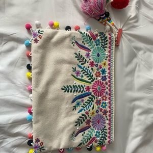 Steven by Steve Madden Embroidered Clutch